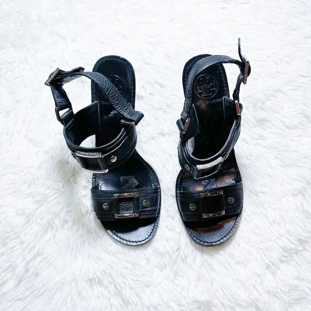 Tory Burch leather euc toe